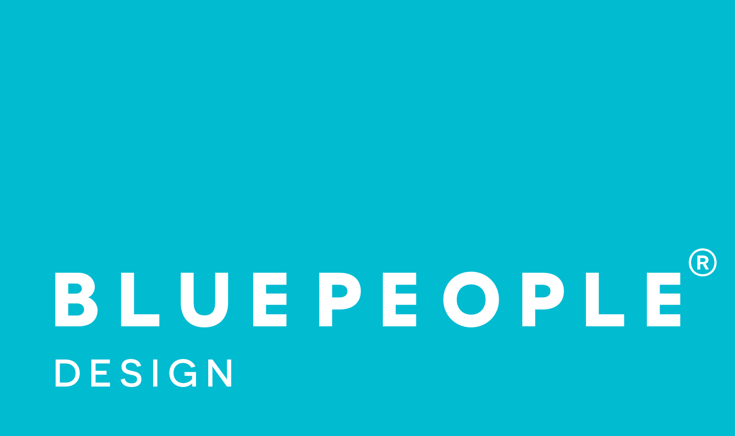 BLUEPEOPLE design logo